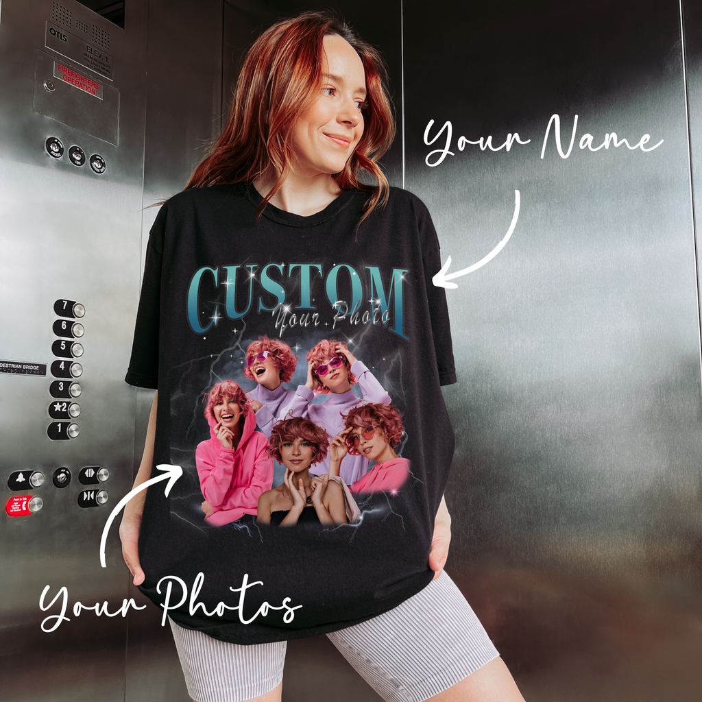 Personalised 90s Bootleg Rap Style Pet Hoodie