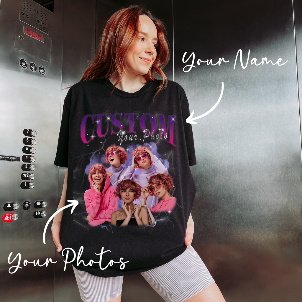 Personalised 90s Vintage Bootleg Rap Pet Sweater