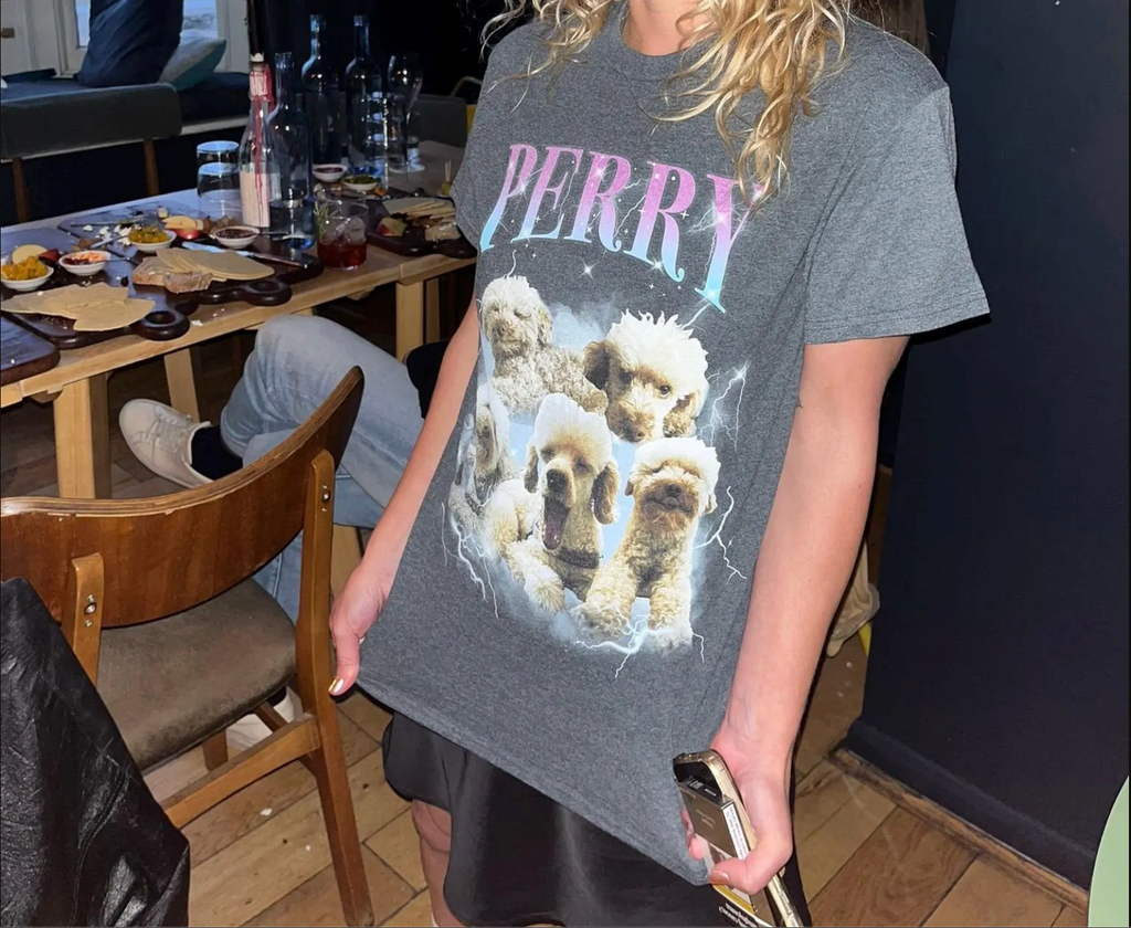 Personalised 90s Bootleg Rap Style Pet Hoodie