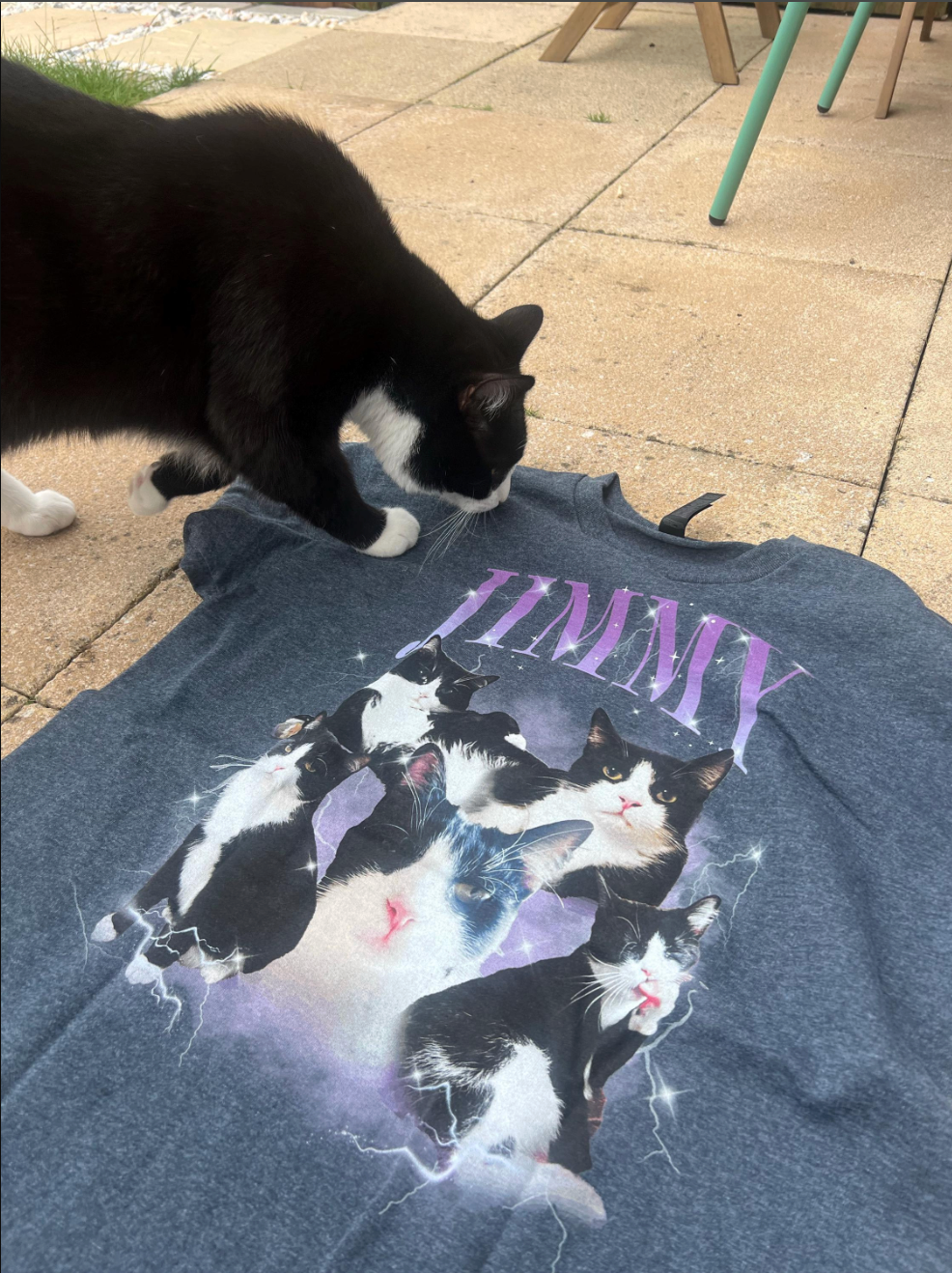 Personalised 90s Bootleg Rap Style Pet Hoodie