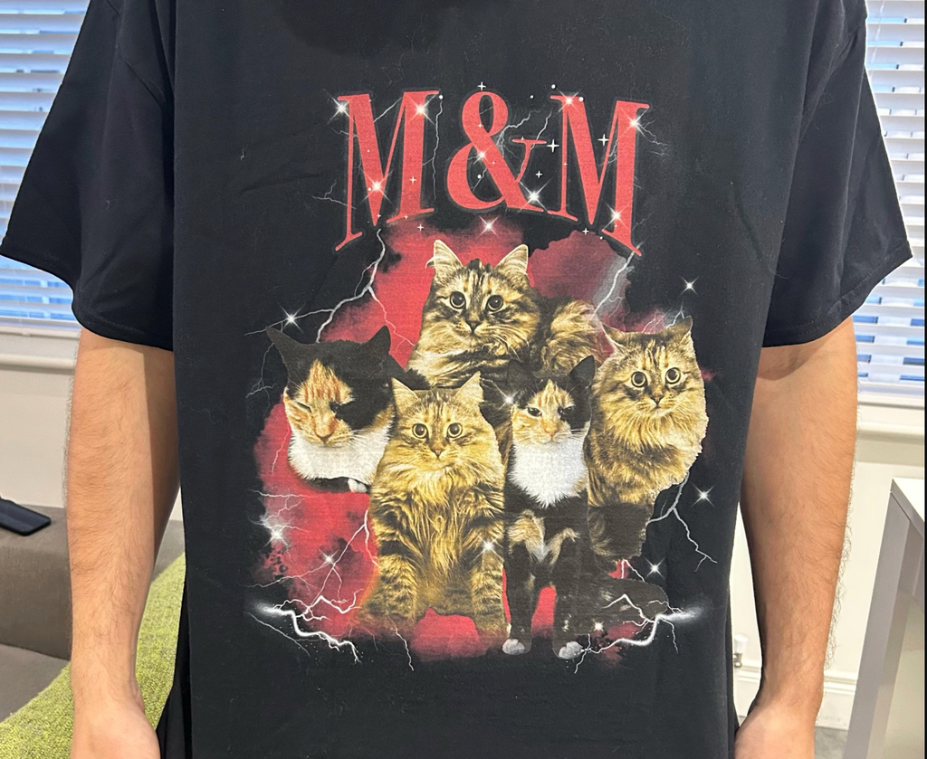 Personalised 90s Bootleg Rap Style Pet Hoodie