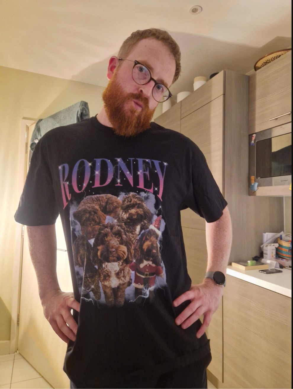 Custom Person Vintage 90s Style Bootleg Rap T-shirt